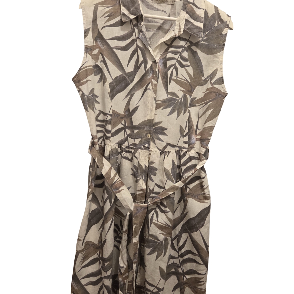 Laura Bianchi Italy 100% Linen Dress